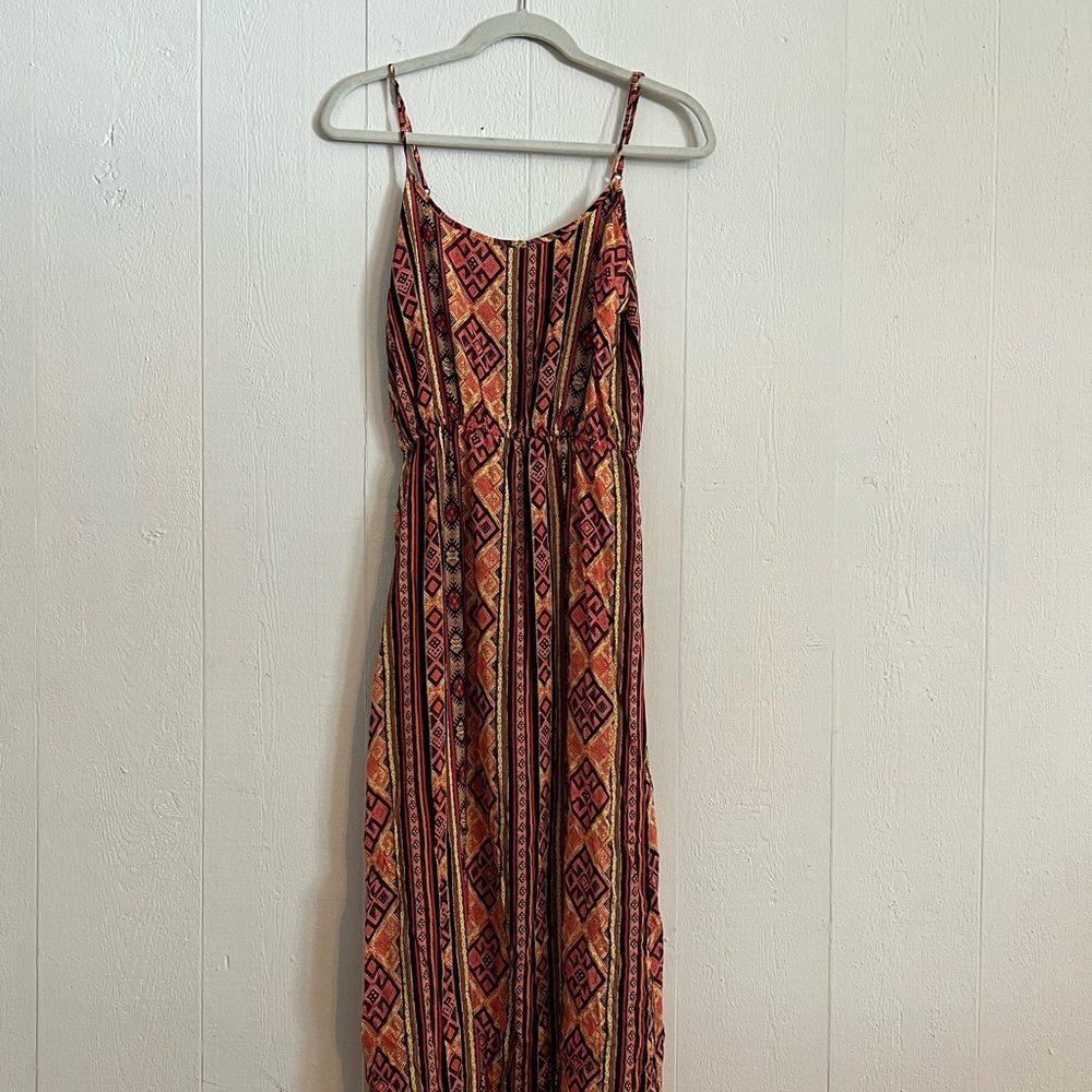 Sunset Aztec maxi dress